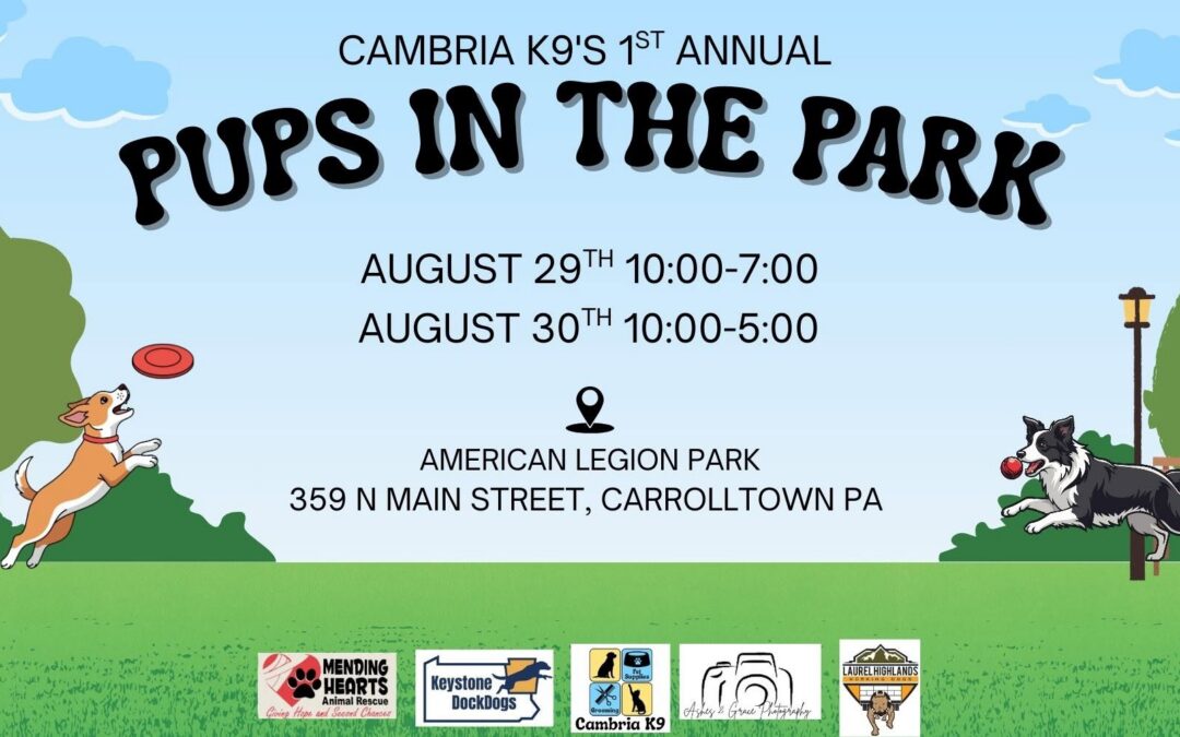 Cambria K9’s 1st Annual Pups in the Park